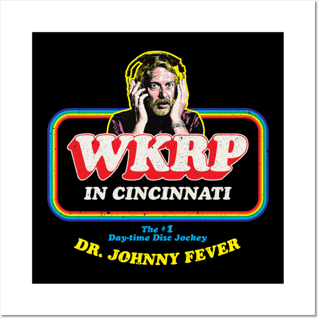 Dr. Johnny Fever WKRP in Cincinnati Wall Art by Alema Art